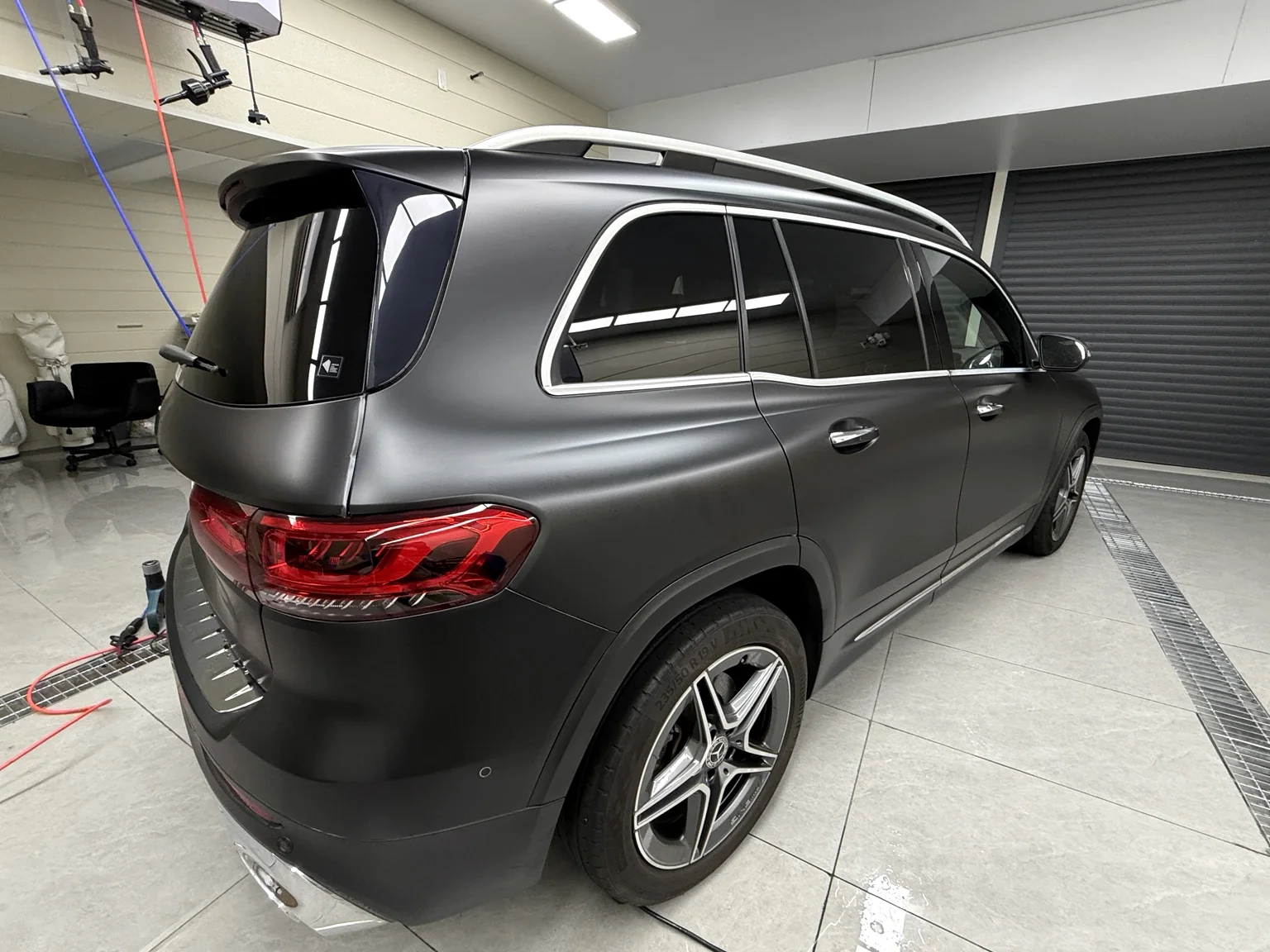 GLB 200 d 透明マットPPF施工後 リア左