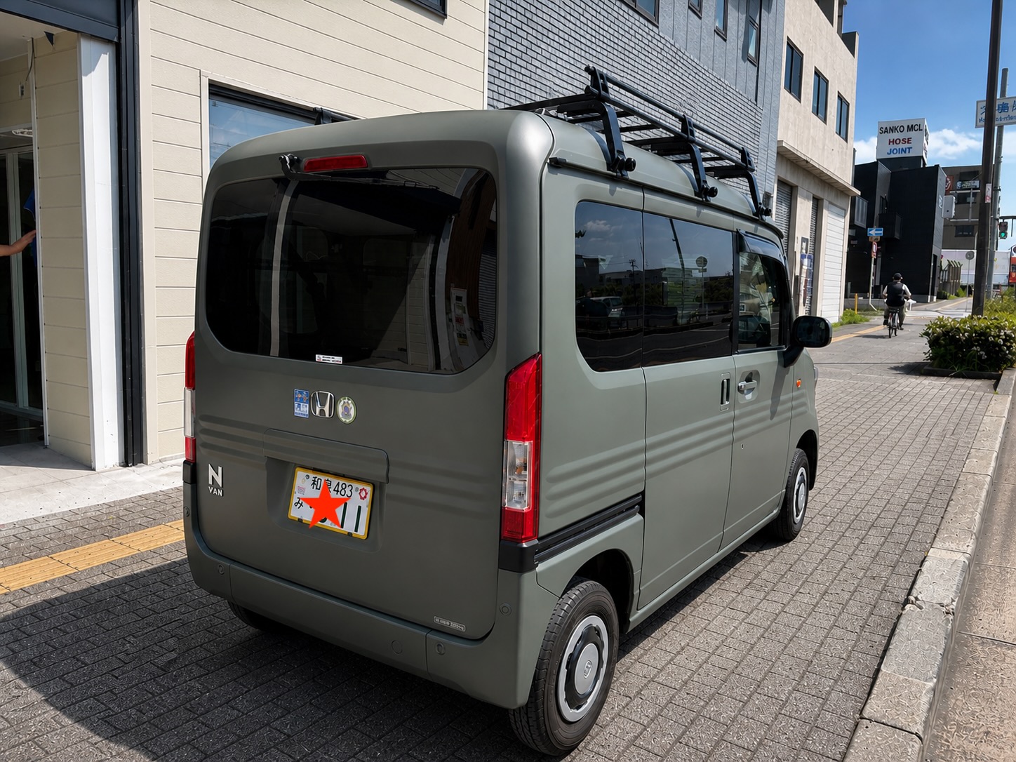 N-VAN つや消し 保護フィルム キャンプ仕様 住之江