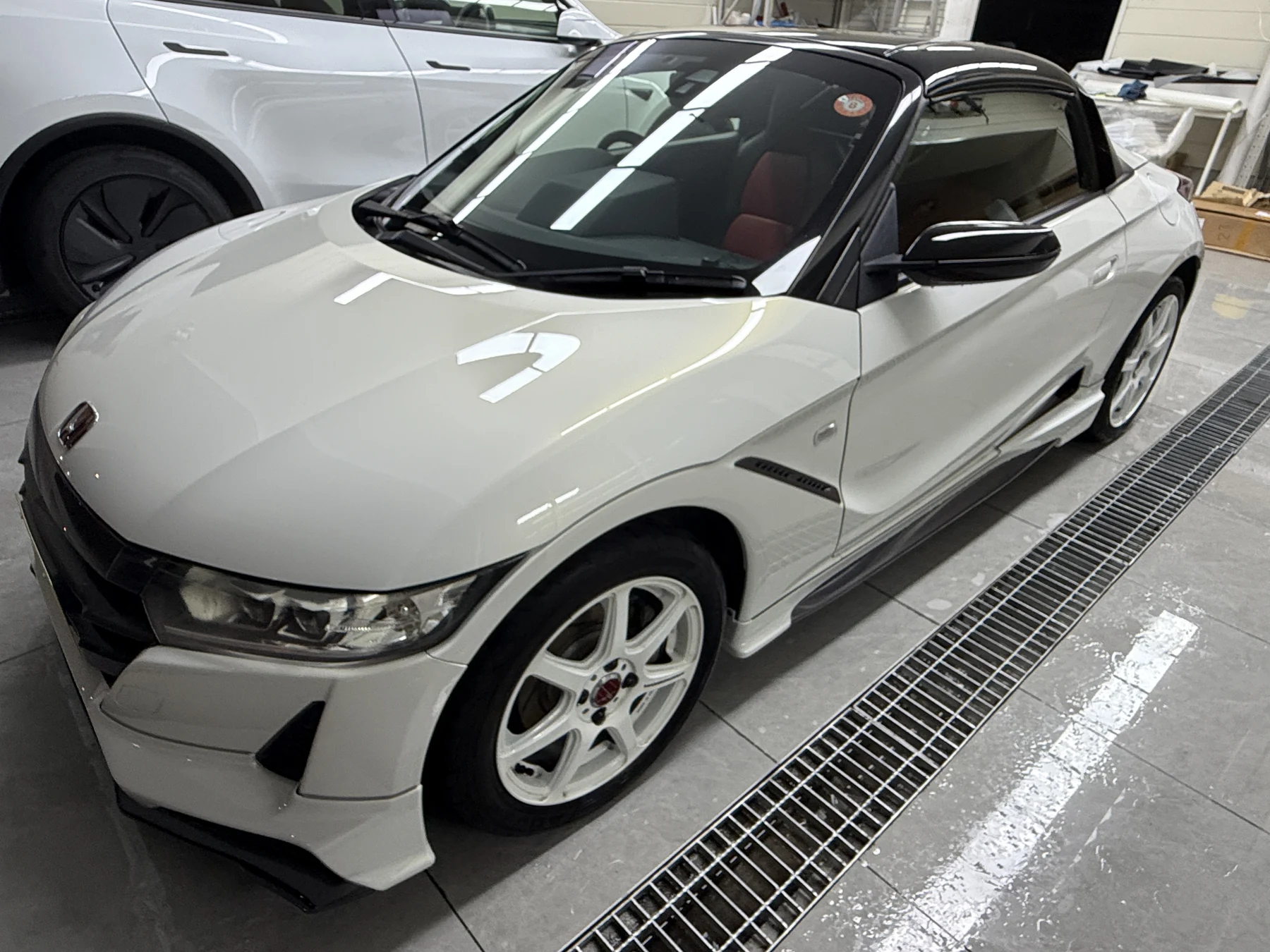 ホンダ S660 ミラーカバーHG12施工後 サイド