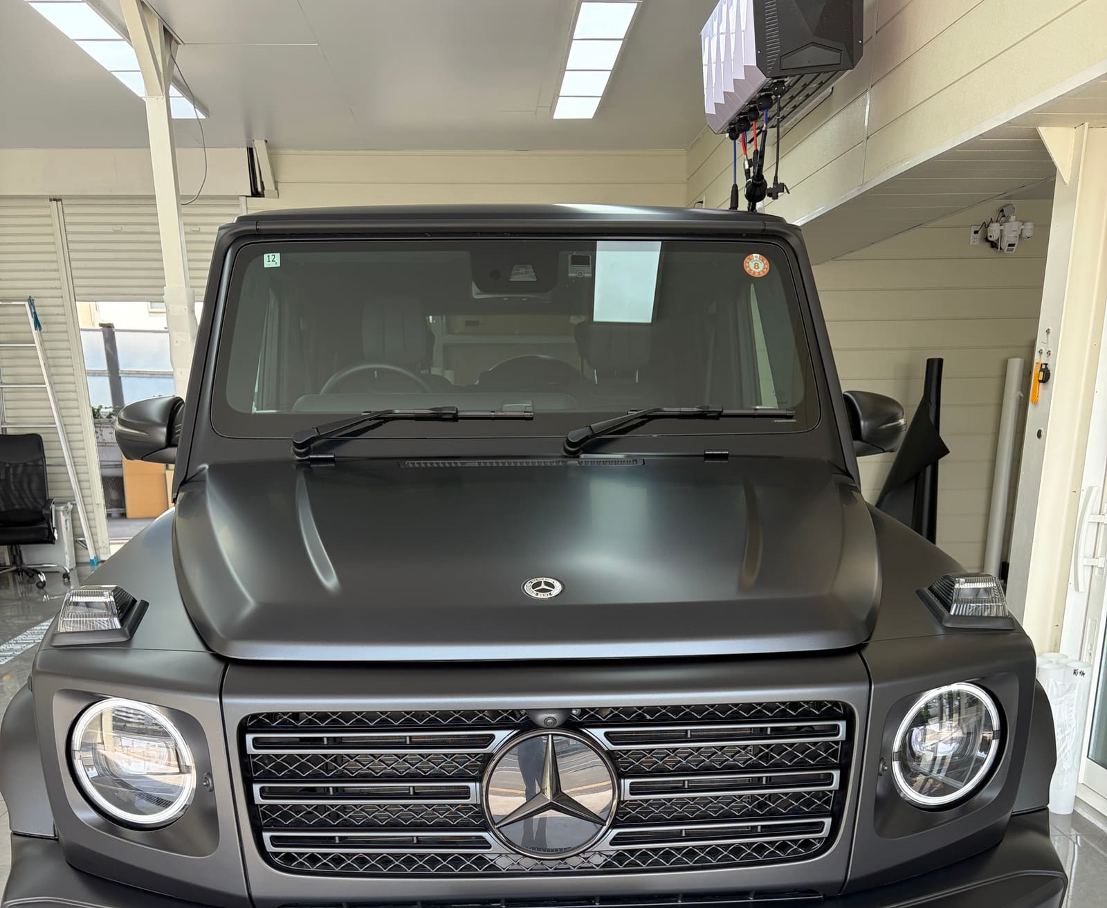 G400d フロントセット マットPPF施工後 正面