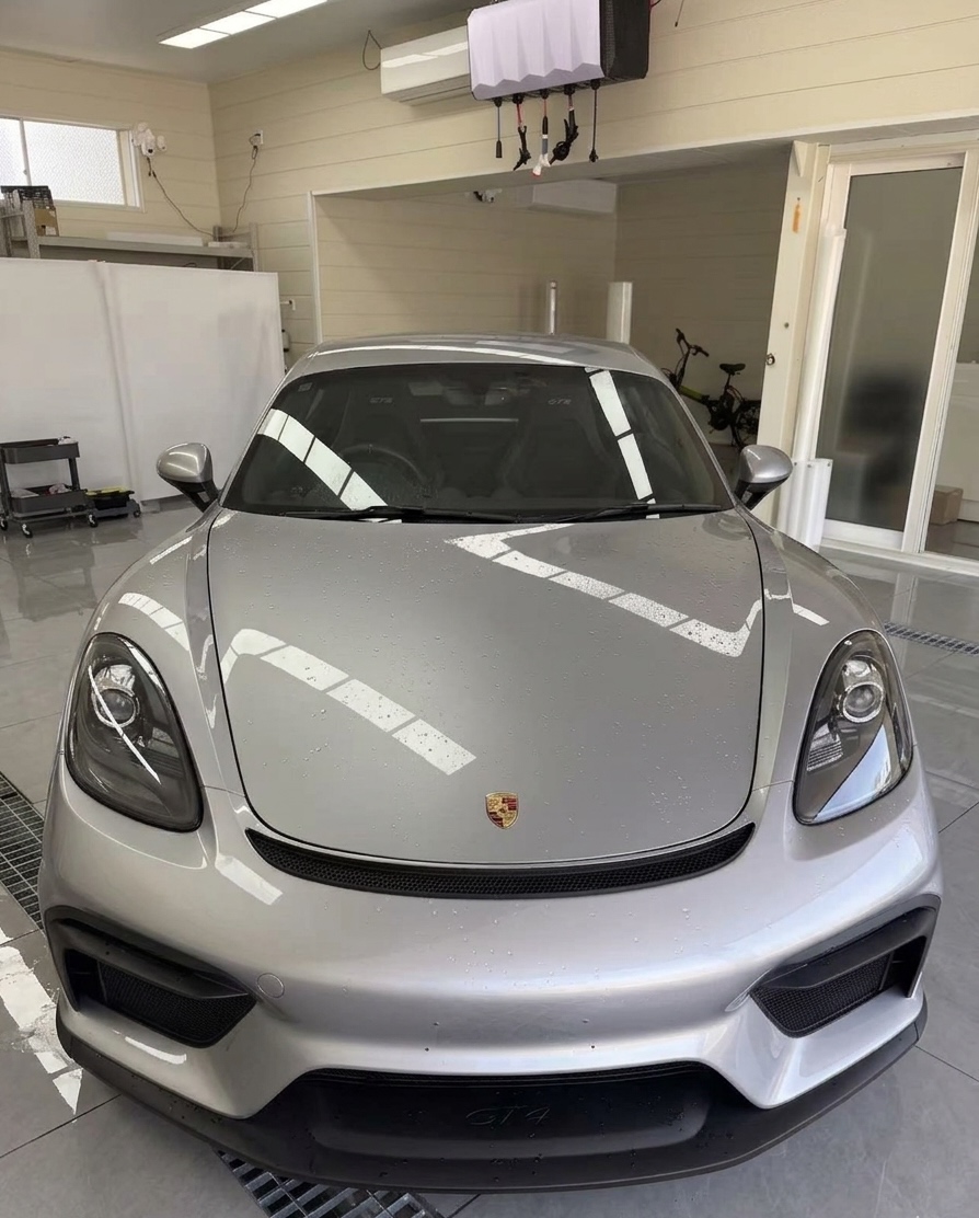 Porsche 718 Cayman GT4 Full PPF in Osaka by EISUI WRAP in Osaka