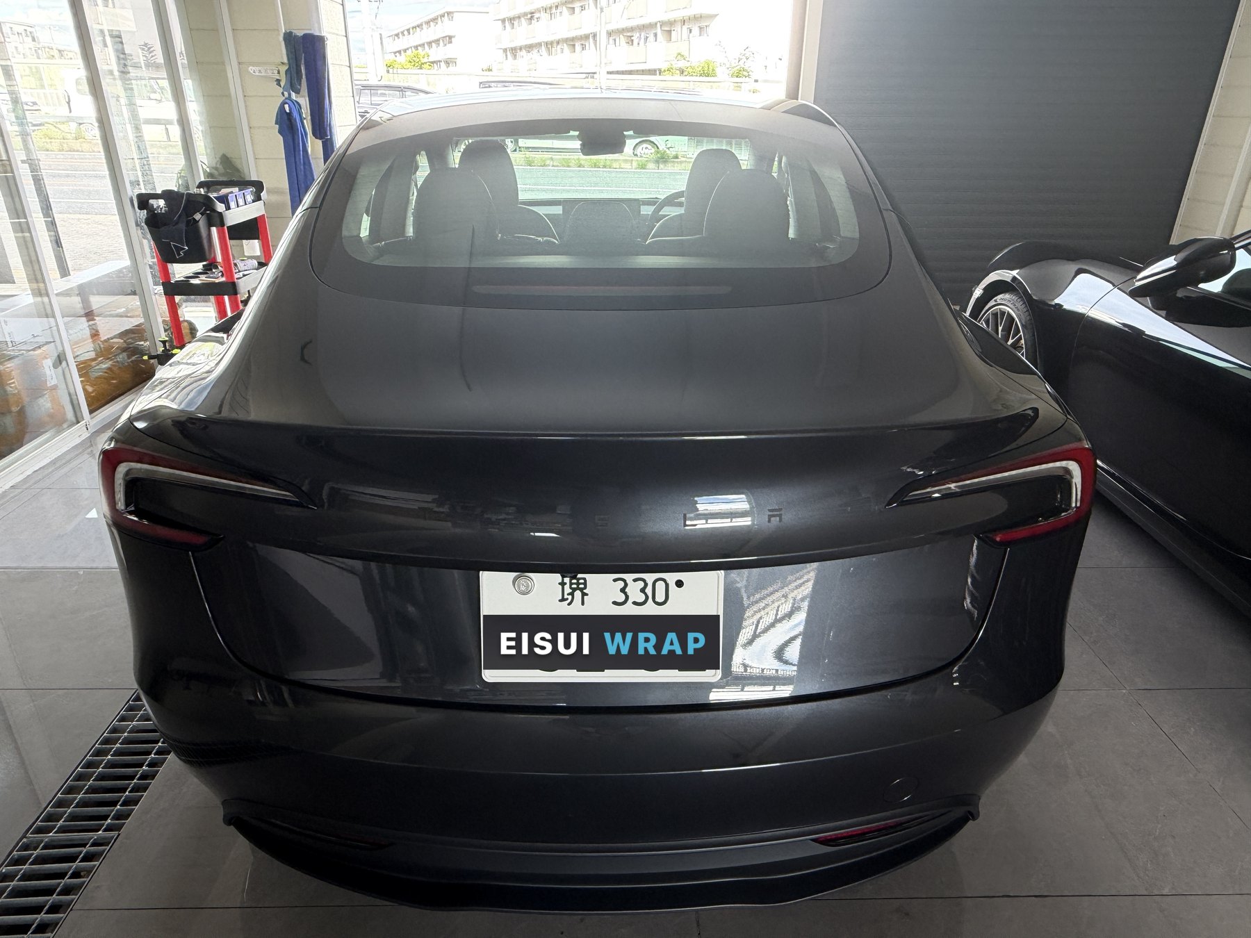 2026 Tesla Model 3 Stealth Grey before matte clear PPF