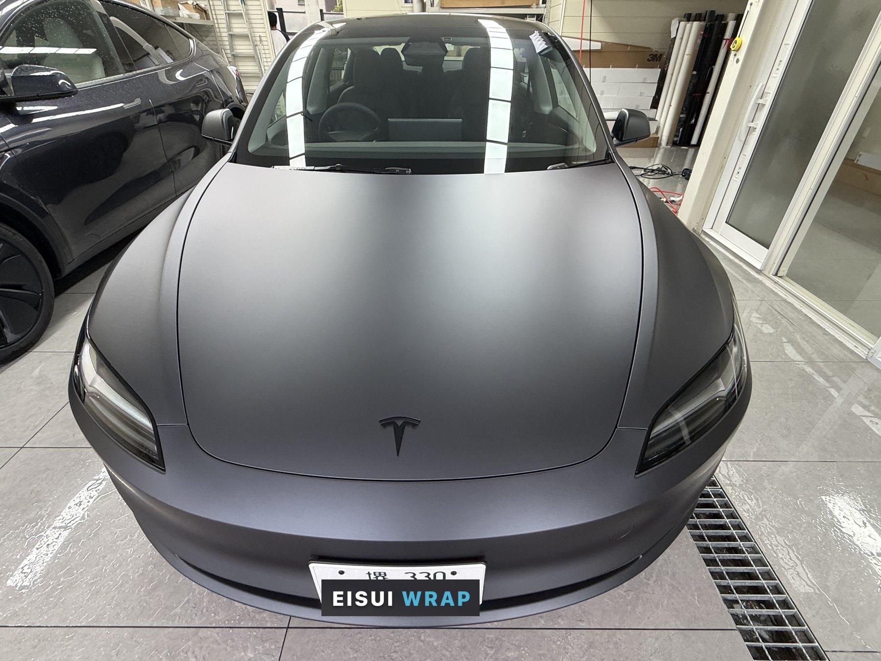 2026 Tesla Model 3 Stealth Grey after EISUI matte clear PPF