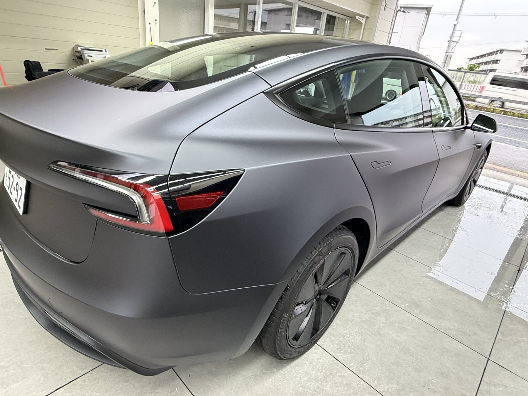 2026 Tesla Model 3 Stealth Grey after EISUI matte clear PPF