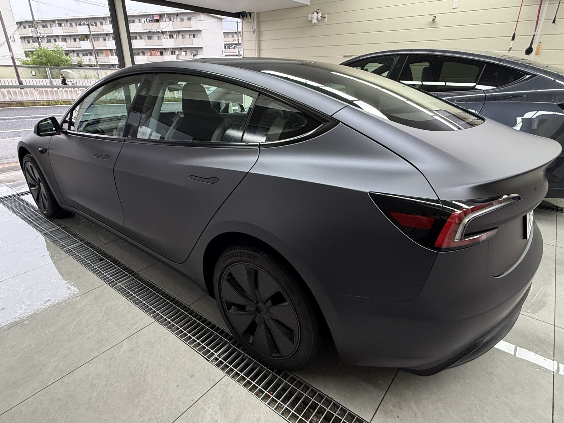 2026 Tesla Model 3 Stealth Grey after EISUI matte clear PPF