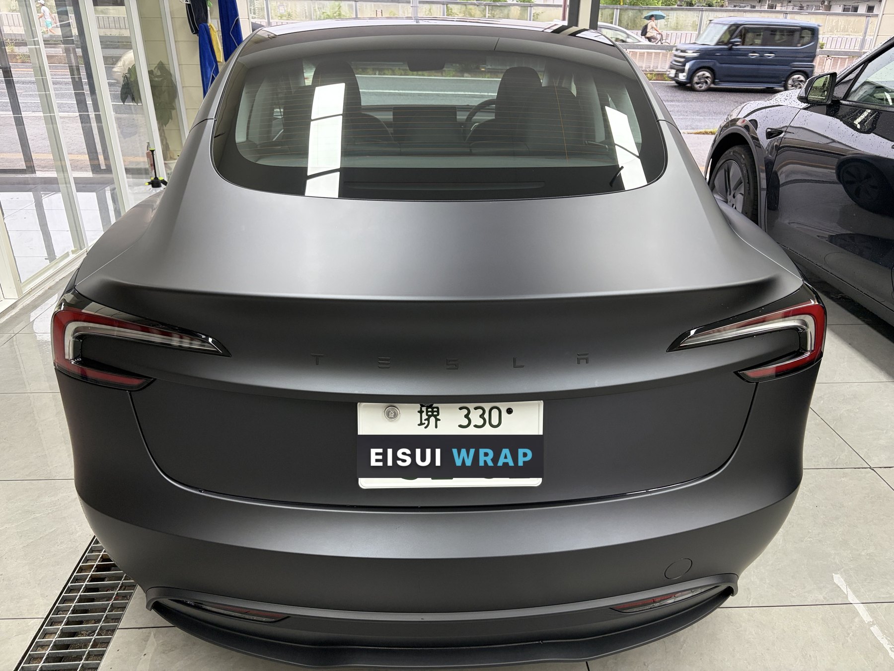 2026 Tesla Model 3 Stealth Grey after EISUI matte clear PPF