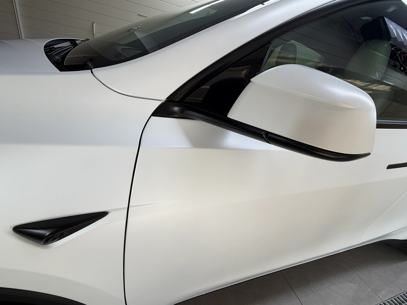 Satin finish detail