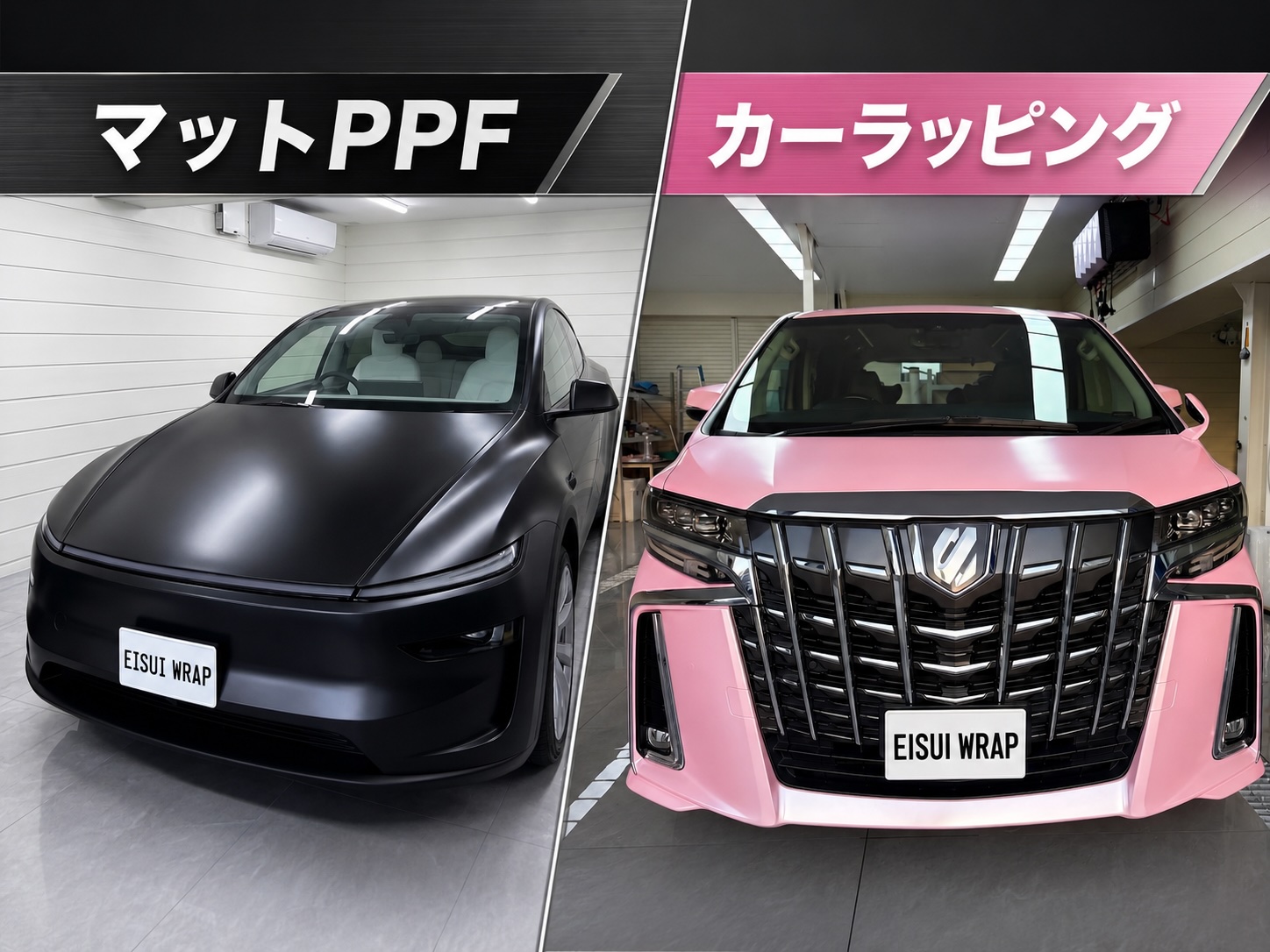 PPFとカーラッピングの違い TPU PET 大阪