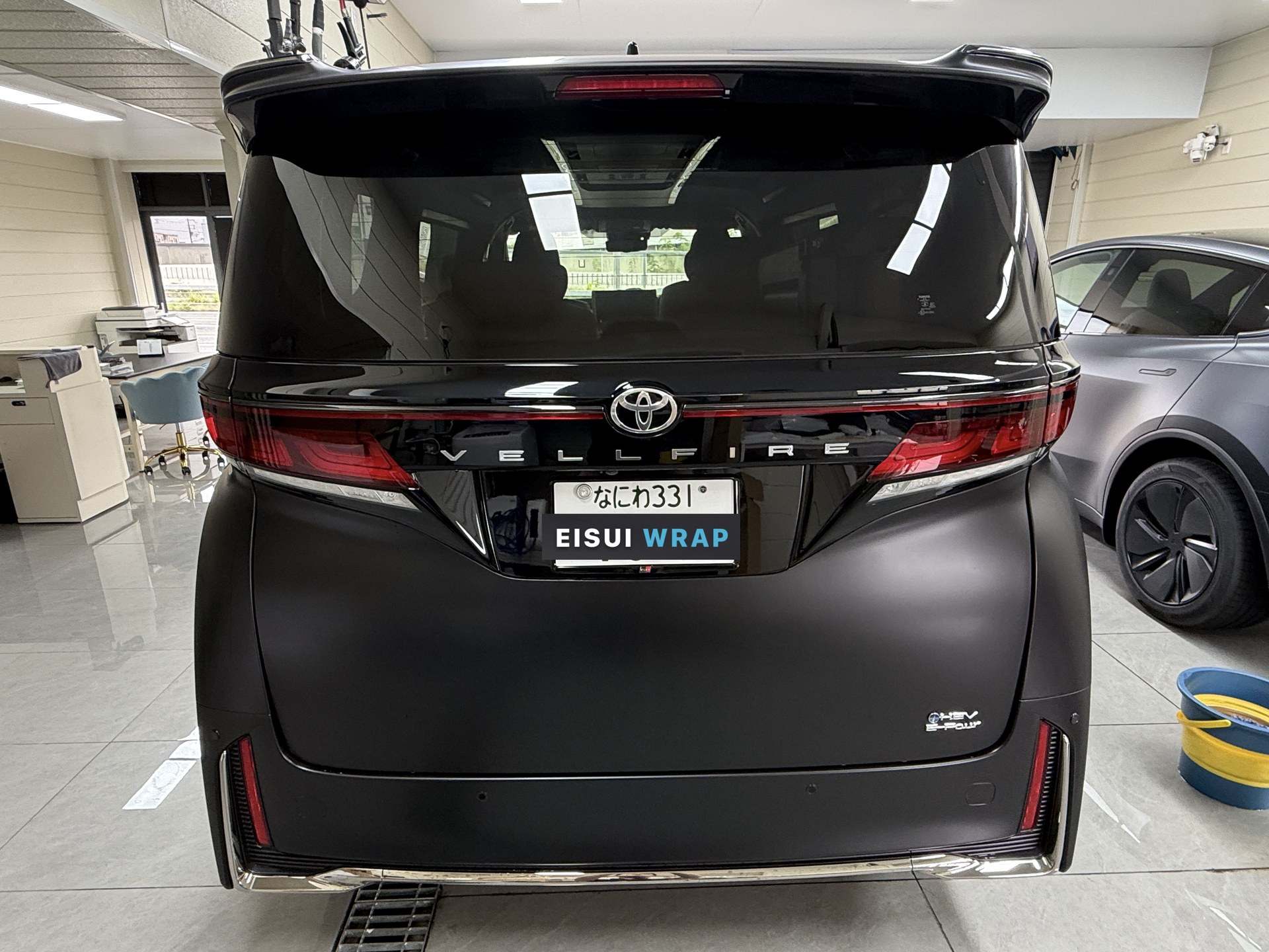 2025 Vellfire satin PPF rear
